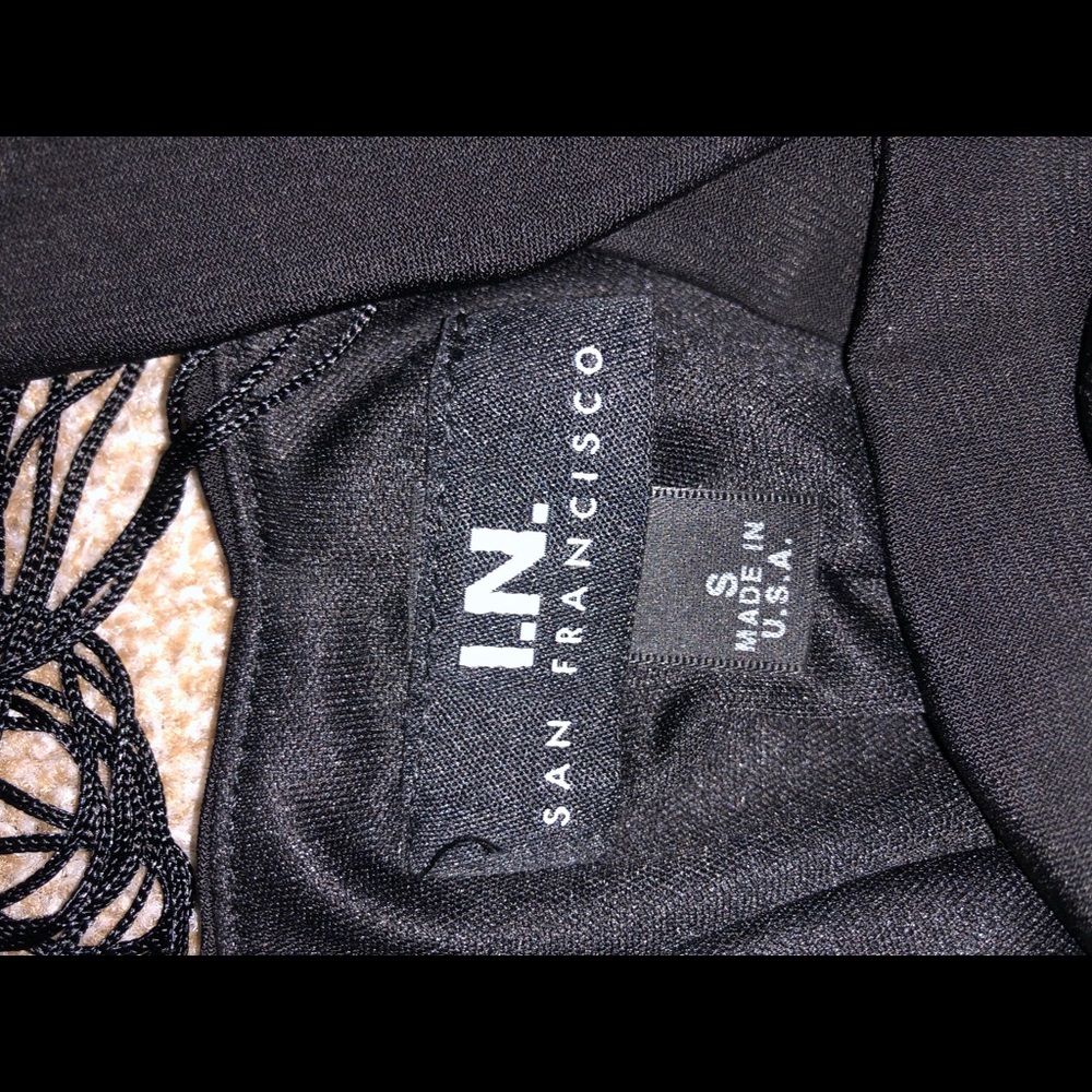 I.N. San Francisco Black Dress - Picture 3 of 5